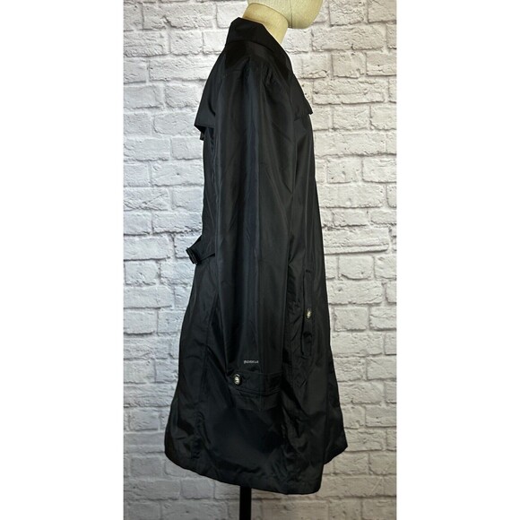 Eddie Bauer Weatheredge Trench Coat Water Resistant Rain Jacket Black NEW MEDIUM - Picture 9 of 16